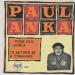 Paul Anka N°  53 - Poor Old World/ I'd Rather Be A Stranger