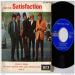 Rolling Stones (the) - Satisfaction (rare Pochette Brian Main Dans Les Cheveux) Version Lettrage Rouge Rare 1970