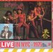 New York Dolls - Red Patent Leather: Live In Nyc 1975