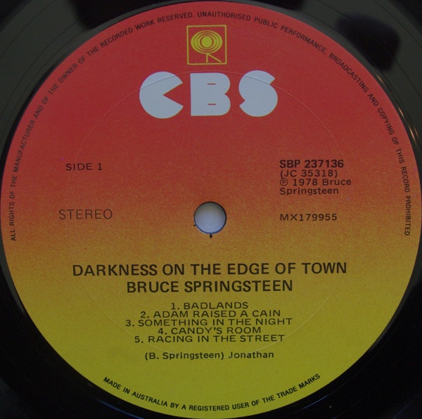 Album du siècle du mois : Darkness on the edge of town