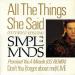 Simple Minds - All The Things She Said - Europe - 12'' Single